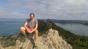 Simon Riezebos in New Zealand: MtAubrey. Simon Riezebos in New Zealand: MtAubrey.