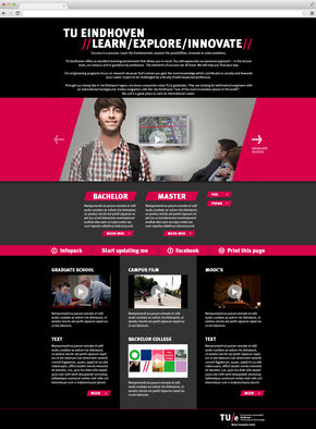 Voorbeeld van website (geen definitief ontwerp) Voorbeeld van website (geen definitief ontwerp)