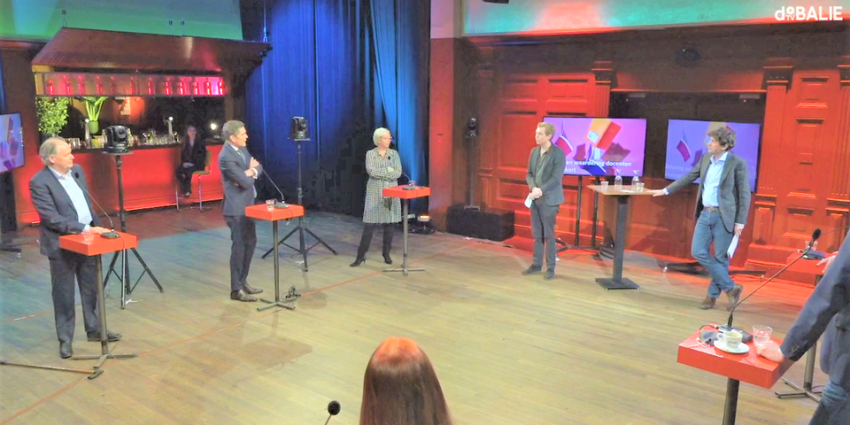 Onderwijsdebat in De Balie. Foto | HOP