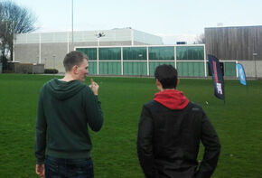 Workshop drone racing met Blue Jay. Workshop drone racing met Blue Jay.