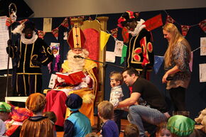 Sint aan de TU/e. Foto | Maarten van Helden Sint aan de TU/e. Foto | Maarten van Helden