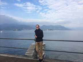 Bij het Lago Maggiore. Bij het Lago Maggiore.