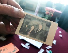 Selfie in wording van Veronique Marks en Arno van den Thillart. Selfie in wording van Veronique Marks en Arno van den Thillart.