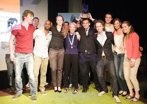 Het Batavierenteam van de TU/e en Fontys. Foto | Rien Meulman Het Batavierenteam van de TU/e en Fontys. Foto | Rien Meulman
