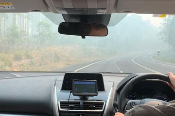 Onderweg naar Sydney. Foto | privé-archief Marly