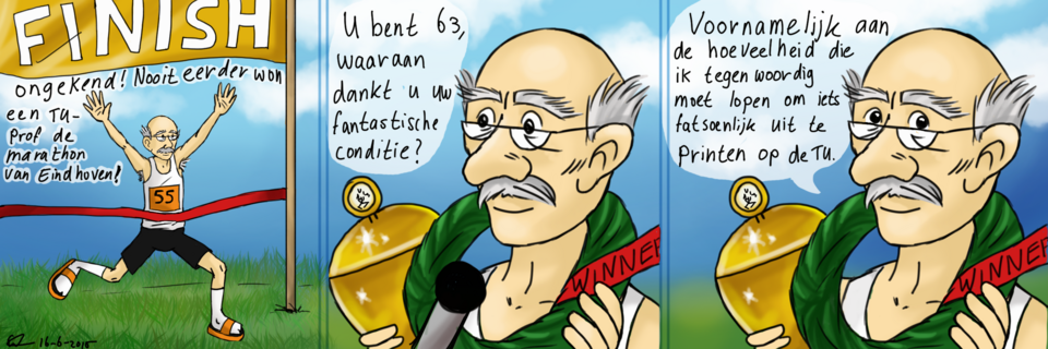 Comic | Elles Raaijmakers  Inkleuren | Minke Nijenhuis