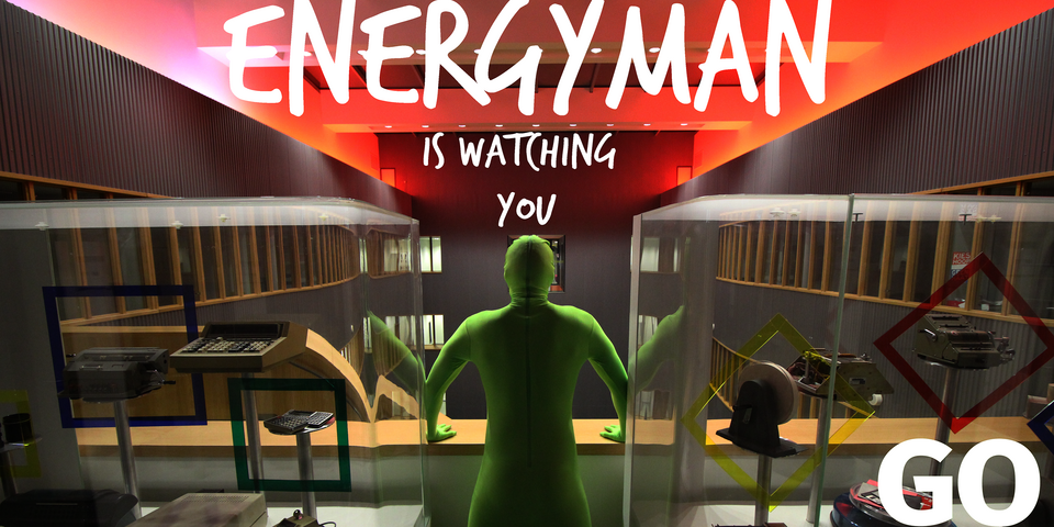 Lof en kritiek voor nachtelijke stunt Energy Man