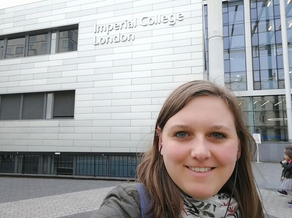 Lisa bij Imperial College London. Foto | Privé-archief Lisa Lisa bij Imperial College London. Foto | Privé archief Lisa