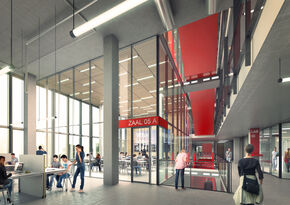 Visualisatie van het 'nieuwe' Hoofdgebouw | Zwartlicht Visualisatie van het 'nieuwe' Hoofdgebouw | Zwartlicht
