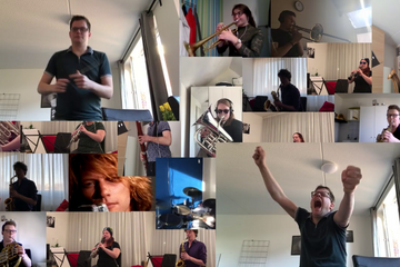 Nine members of wind orchestra Auletes decided to spice our quarantine world up a little by playing their Bon Jovi rockmix. Listen ...