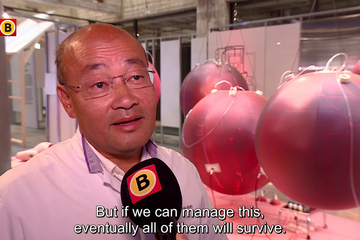 Guid Oei explains how it will become possible to let premature babies survive inside an artificial womb. Video | Omroep Brabant.