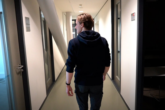 Deze mensen kwamen naar de campus, ondanks de cyber attack. Cursor vroeg ze waarom.