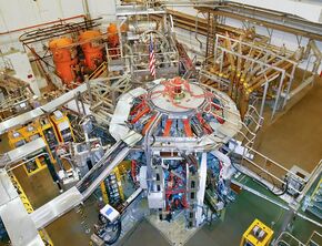 De NSTX-U tokamak. De NSTX-U tokamak.