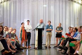 Discussiebijeenkomst in De Orangerie. Foto | Bart van Overbeeke Discussiebijeenkomst in De Orangerie. Foto | Bart van Overbeeke