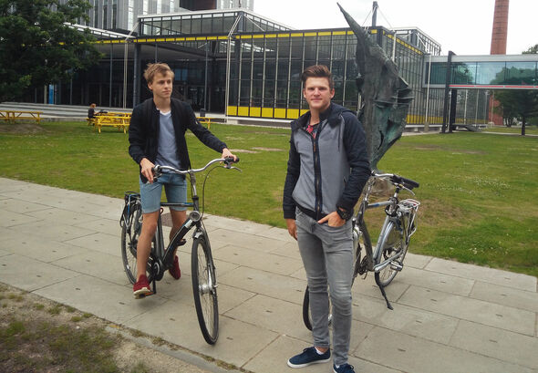 Quintin Reisenberger en Jochem Marinissen. Quintin Reisenberger en Jochem Marinissen.