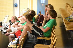 ONCS, Twente op de tribune. Foto | Jolanda Theeuwen