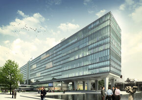 Visualisation of the 'new' Main Building | Zwartlicht Visualisation of the 'new' Main Building | Zwartlicht