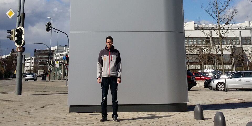 Tom Bruls bij Audi Ingolstadt.