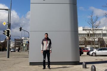 Tom Bruls bij Audi Ingolstadt.