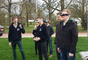 Workshop drone racing met Blue Jay. Workshop drone racing met Blue Jay.