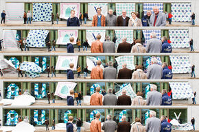 Onthulling van de naam 'Aurora'. Onthulling van de naam 'Aurora'.