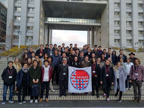 Bezoek aan de Shibauru Institute of Technolog met de gehele groep, inclusief Japanse studenten. Foto | Privéarchief Frank Westhoek